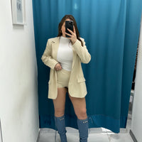 Coordinato giacca e shorts culotte 22191