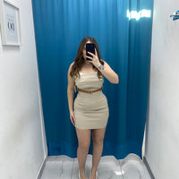 Vestito con cintura
