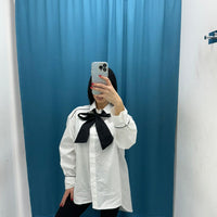 Camicia con fiocco 15933