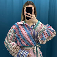 Camicia"Candy Stripes 🍬✨”-4905