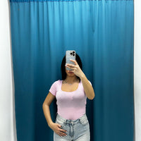 Body mezze maniche con scollo 5377