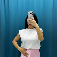 Maglia con spalline 2572