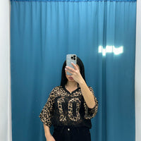 Maglia in pizzo maculata 16990