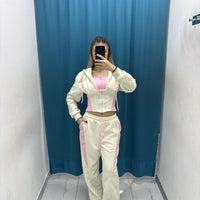 Tuta "Corset Hoodie Bicolor”-1007