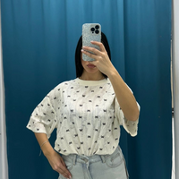 T-shirt con fiocchetto 19065