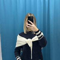 Layered Drop Sweater - A3299