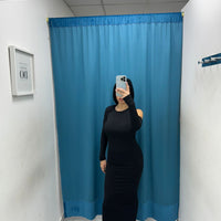 Vestito lungo con scollo sul retro 1510