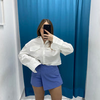 Gonna a righe celeste 36444