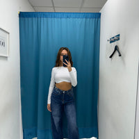 Jeans slouchy denim scuro 1664