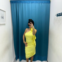 Vestito con fiore 10541