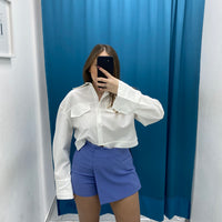 Gonna a righe celeste 36444
