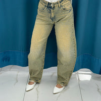 Jeans balloon sabbiato 3510