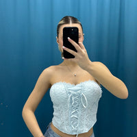 Bustier Corsetto in Pizzo-7298
