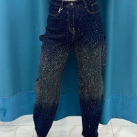 Jeans balloon con brillantini 1279