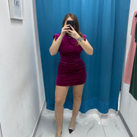 Vestito in velluto 5932
