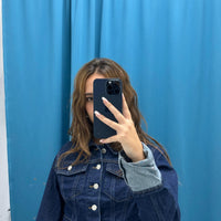 Giacca denim crop 12428