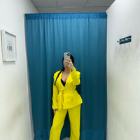 Tailleur con cintura 13158
