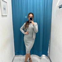 Coordinato cardigan e vestito 18149