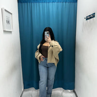 Jeans con risvolto denim 10523