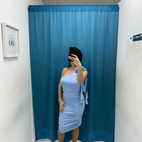 Vestito con fiore 10541