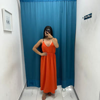 Vestito longuette in lino 9136