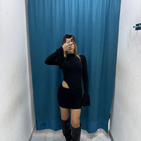 Velvet Line Dress - 1799