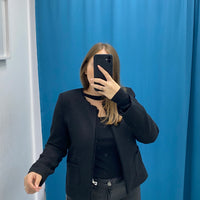 Giacca corta in tweed