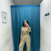 Pantalone wide leg 15592