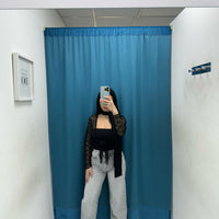 Jeans grigio palazzo 80006
