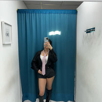 Shorts denim nero slavato 70003
