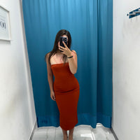 Vestito a fascia a coste 200433