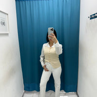 Jeans skinny con brillantini 3053