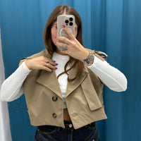 Gilet- Trench corto 2035