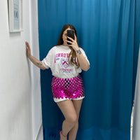 Gonna Ibiza fucsia