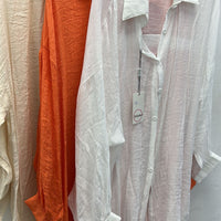 Camicia lunga in lino