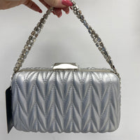 Borsa in ecopelle argento