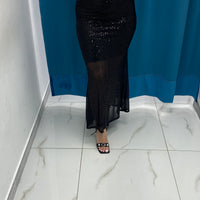 Gonna lunga paillettes
