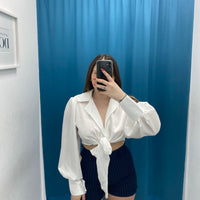 Shorts a righe blu