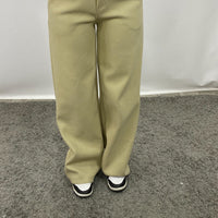 Pantalone Wide Leg Di Lana
