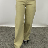 Pantalone Wide Leg Di Lana