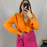 Camicia Con Rouche