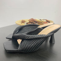 Sandali con Fascia Neri