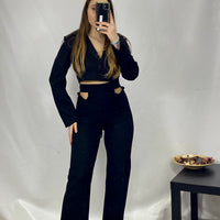 Pantalone Cut Out Full Length 5371