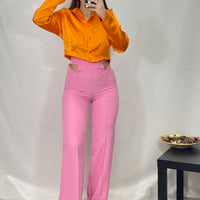 Pantalone Cut Out Full Length 5371