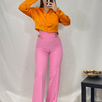 Pantalone Cut Out Full Length 5371