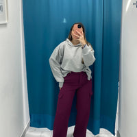 Pantalone Cargo Prugna 12198