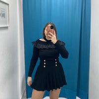 Maglia con rouches 92915