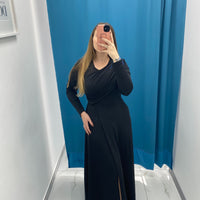 Vestito Lungo con Spacco 25328