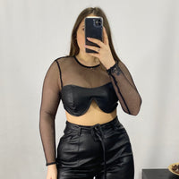 Coordinato Top e Shorts black