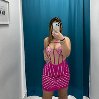 Vestito glow vari colori